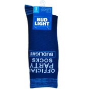 Wholesale - 1pk BUD LIGHT NAVY MEN DIGITAL PRINTED CREW SOCKS SIZE 10-13 C/P 60, UPC: 194382040430
